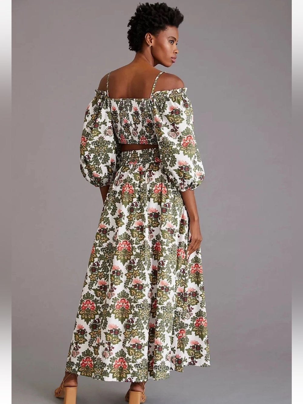 Anthropologie Forever that Girl floral Skirt Set Size Small - Picture 2 of 11
